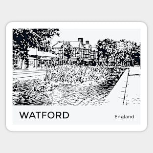 Watford England Sticker